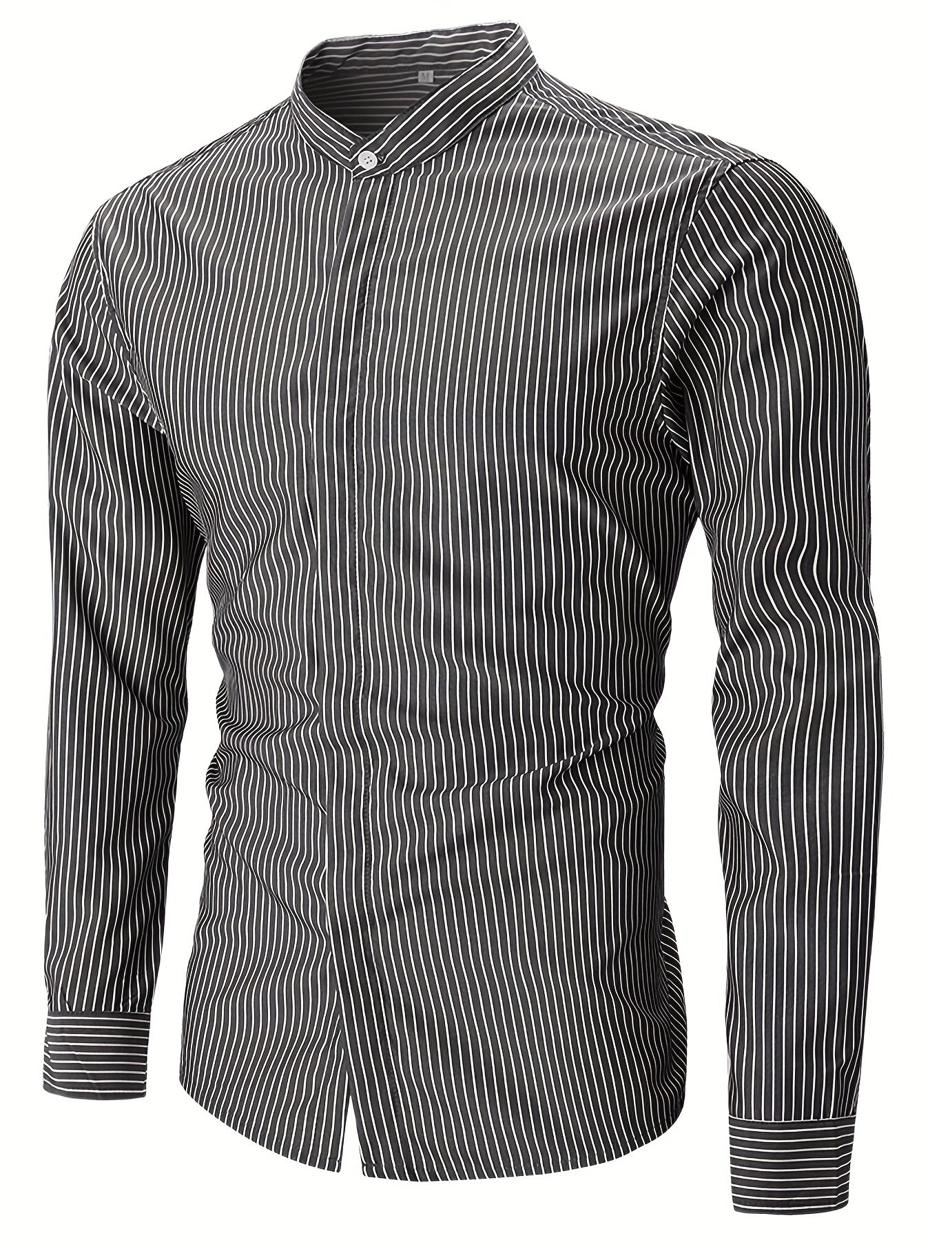 Men's Stripe Long sleeve Shirt - Spring & Summer