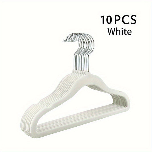 Kids' Non Slip Flocking Hangers for Organized Closet