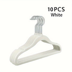 Kids' Non Slip Flocking Hangers for Organized Closet