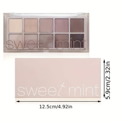 10 Colors Smokey Eyeshadow Palette Matte Nude Eye Makeup Palette