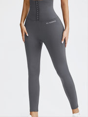 Graphic Hook & Eye Sports Corset Leggings