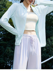Lightweight Hooded Jacket for Summer Sun Protection