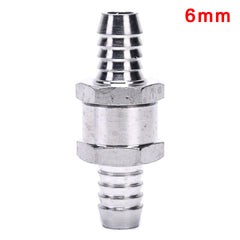 1pc Aluminium Alloy Fuel Non Check Valve One Way Fit Carburettor 4 Sizes