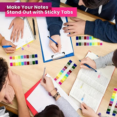 200pcs Colorful Transparent Index Labels Sticky Notes