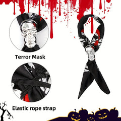 Boys Halloween Skull Buckle Tie Party Decoration