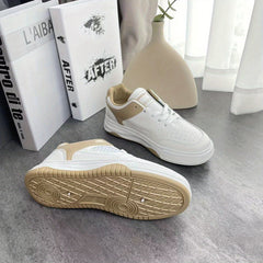 Women's Breathable Skate Shoes Lace Up Casual Sneakers