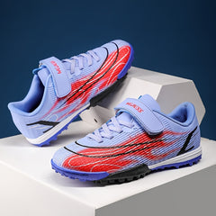 Kids Soccer Shoes TF Cleats Lightweight Athletic Shoes