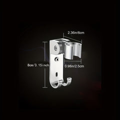 Adjustable Aluminum Shower Bracket Fixed Base Hanging Seat