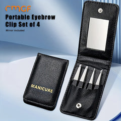 4pcs Eyebrow Clip Small Tweezers Hair Removal Pliers False Eyelashes Clip