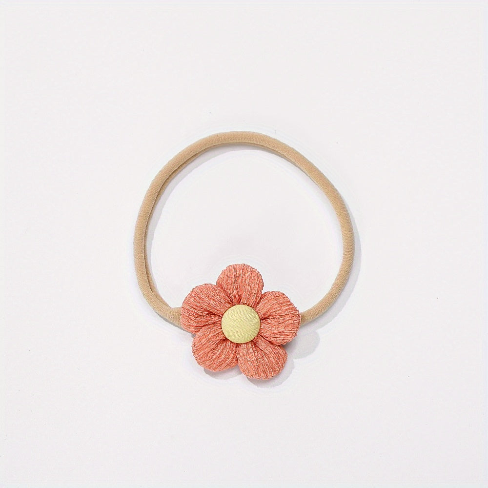 Cute Flower Hair Tie for Kids, Ideal for Babies & Toddlers