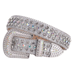 Western Rhinestones Crystal Studded Belts Cowgirl Cowboy