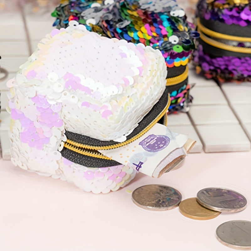 Girls Sequin Coin Purse Mini Wallet Small Storage Bag