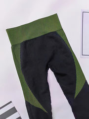 High Stretch Seamless Yoga Pants Slim Fit Running Workout Yoga Leggings Women's