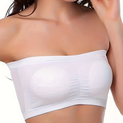 Soft Seamless Bandeau Bra Strapless Wireless Women's Lingerie