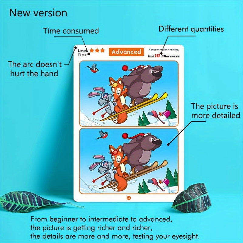 Concentration Training Game Cards for Focus Fun