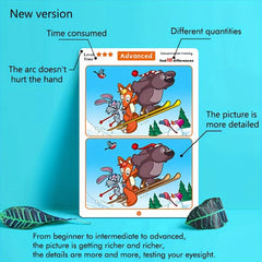 Concentration Training Game Cards for Focus Fun