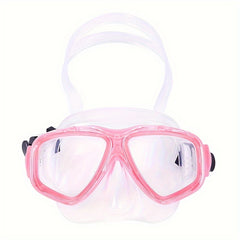 PVC Snorkeling Mask with Tempered Glass Lens