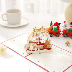 3D Pop Up Christmas Card - Winter Wonderland