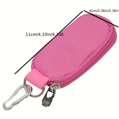 10-Bottle Essential Oil Carrying Case - Portable Keychain Pouch Kit