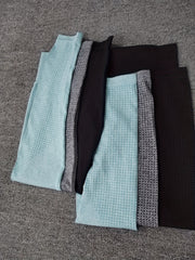 High Waisted Yoga Leggings 3 Pack Gray