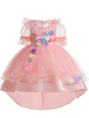 Girls Princess Dress Christmas Party Costume Dress Up