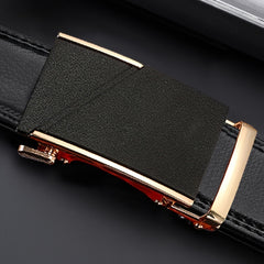 Men's PU Leather Automatic Buckle Belt Wedding Daily