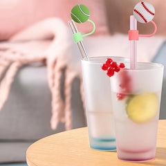 7pcs Ball Series Straw Cover Cap for 40oz Tumbler