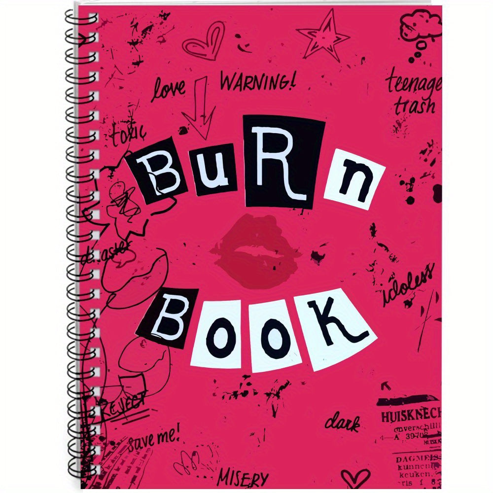 Mean Girls Fun Fun Spiral Notebook Burn Book Mean Girls Journal