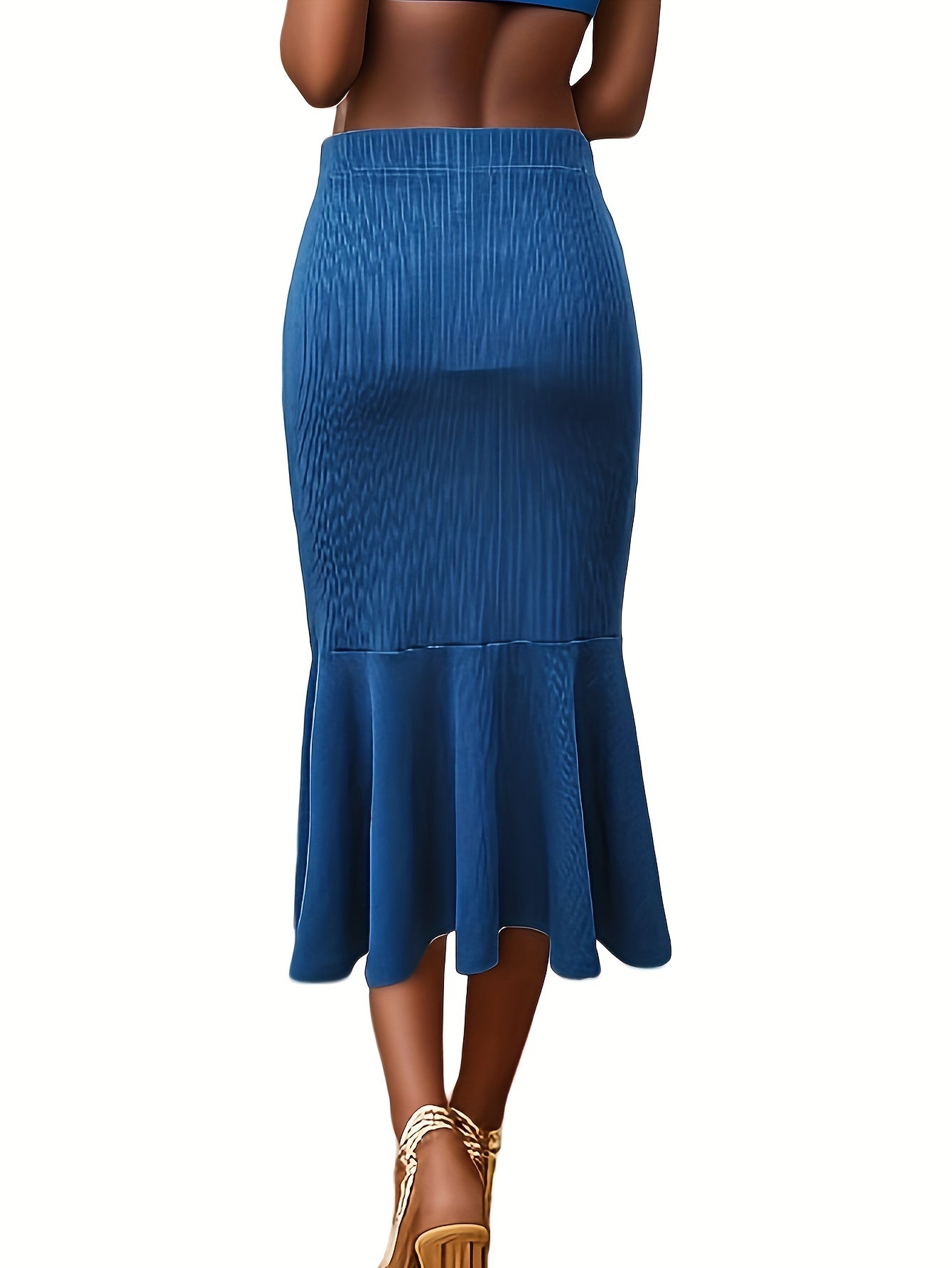 High Waist Slim Mermaid Skirt