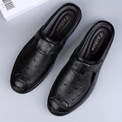 Men's Breathable Slip On Loafers Outdoor Walking Shoes