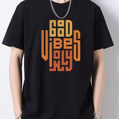 Men's Casual Cotton Printed T-shirt