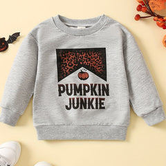 Baby Boys Casual Long Sleeve Sweatshirt Toddlers Letter Print Pullover Tops
