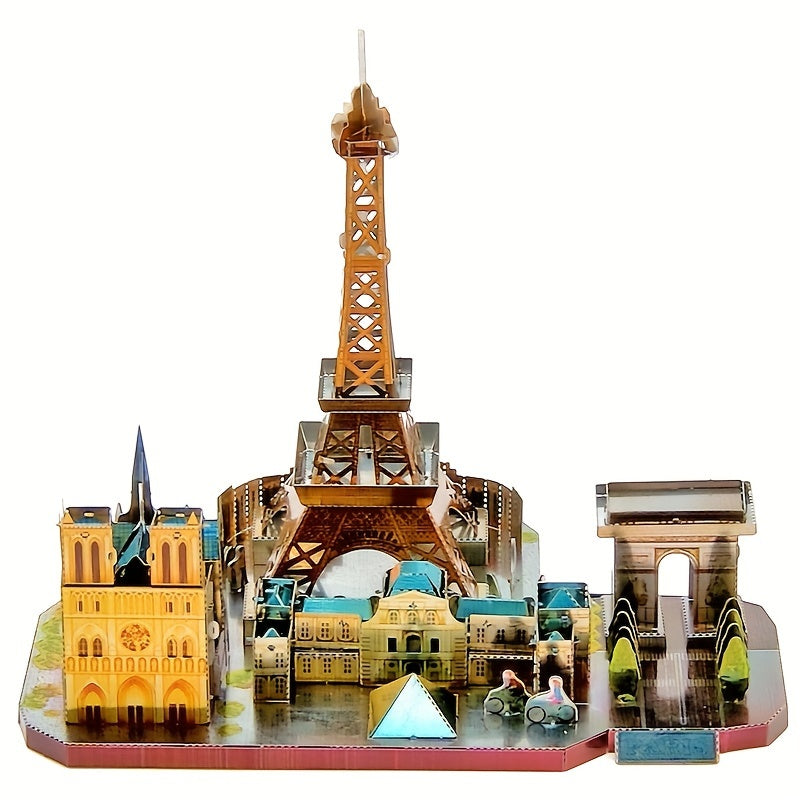 3D City Street View Metal Puzzle Model Kit