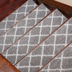 15pcs Non Slip Carpet Stair Treads 76 X 20 Indoor Runners for Wooden Steps