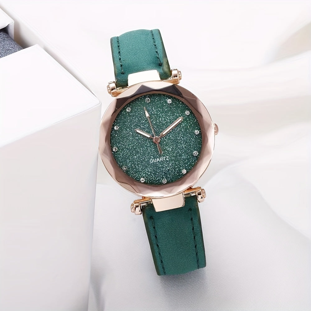 Glitter Quartz Sports Watch - Starry Style