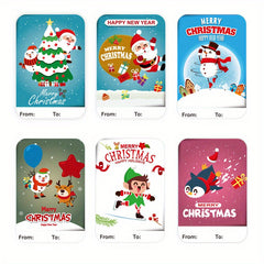 250 Christmas Holiday Decorations Stickers Labels