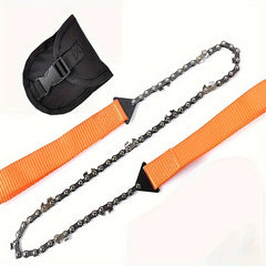 Portable 11-Tooth Steel Hand Chain Saw 24 inch Garden Pruning Tool