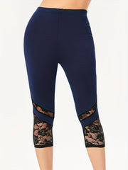 Women's Lace Elastic Skinny Leggings