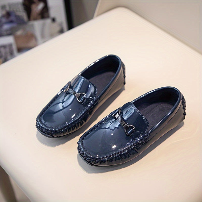 Boys Loafer Shoes Lightweight Non Slip Flat Shoes Performance Party
