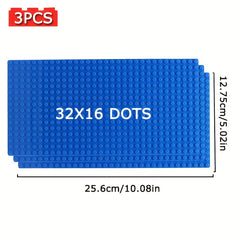 3pcs Set Building Block Base 32 16 Hole Classic Character Bricks Brick Base