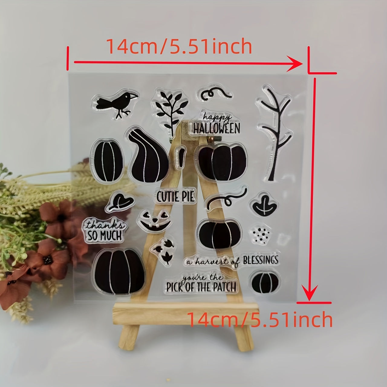 Halloween Metal Cutting Dies And Stamps Set