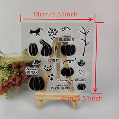 Halloween Metal Cutting Dies And Stamps Set