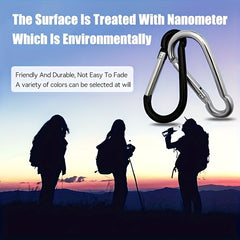 5pcs Locking Buckle Clip Metal Keychain Hook for Hammock Keychain