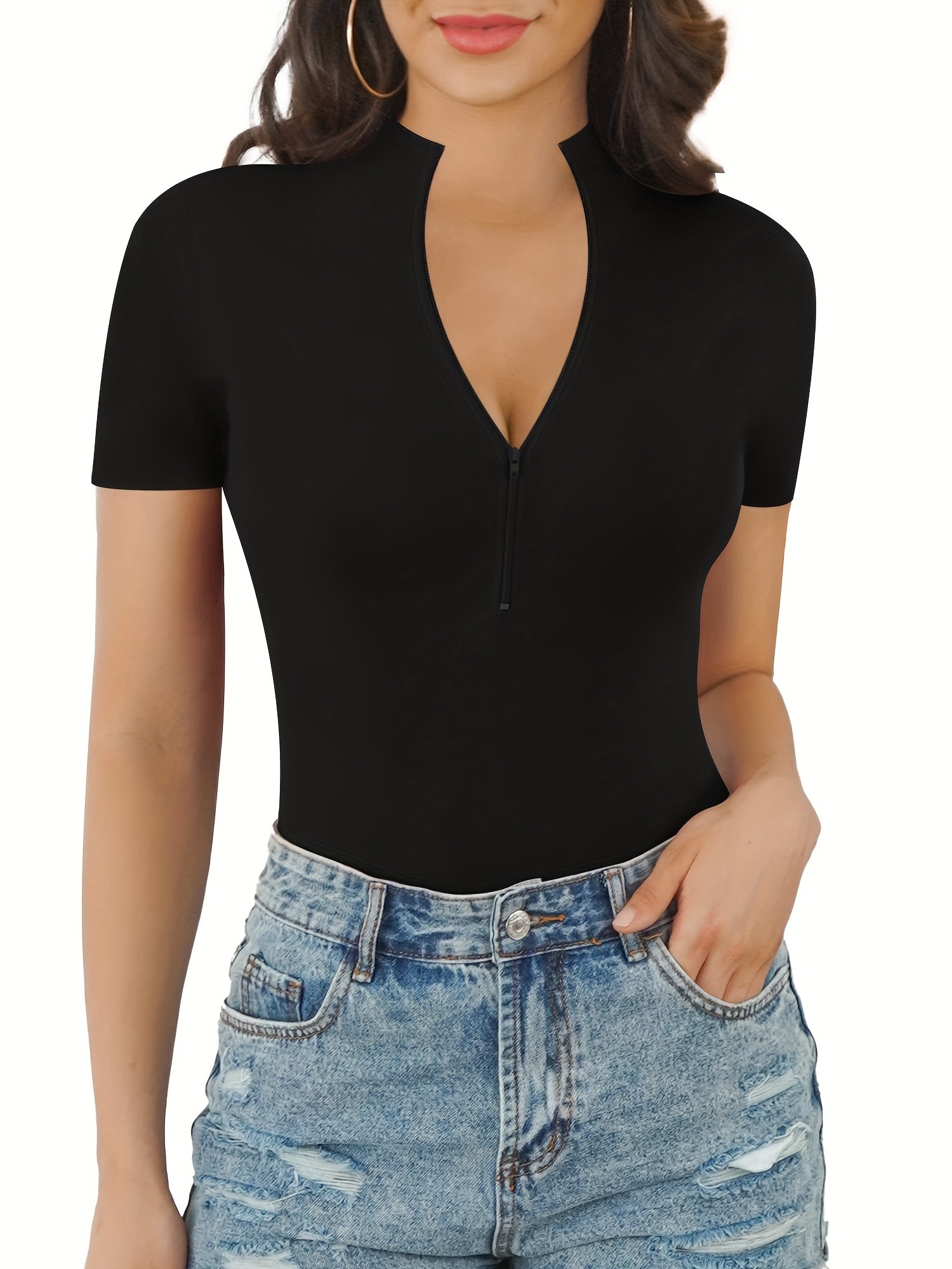 Shaping Bodysuit V-Neck Slimming Body Shaper