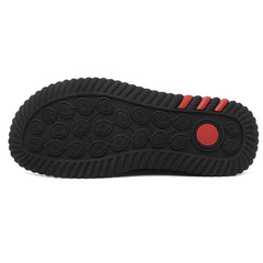EXSHERO Men's Leather Sandals Non Slip Outdoor Hiking Beach Shoes