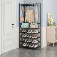 Coat Hat Shoe Rack Corner Storage Bedroom Dormitory
