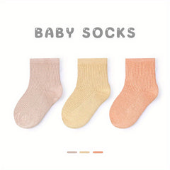 Baby Girls Knit Non Slip Socks Comfortable Sport Short Crew Sock
