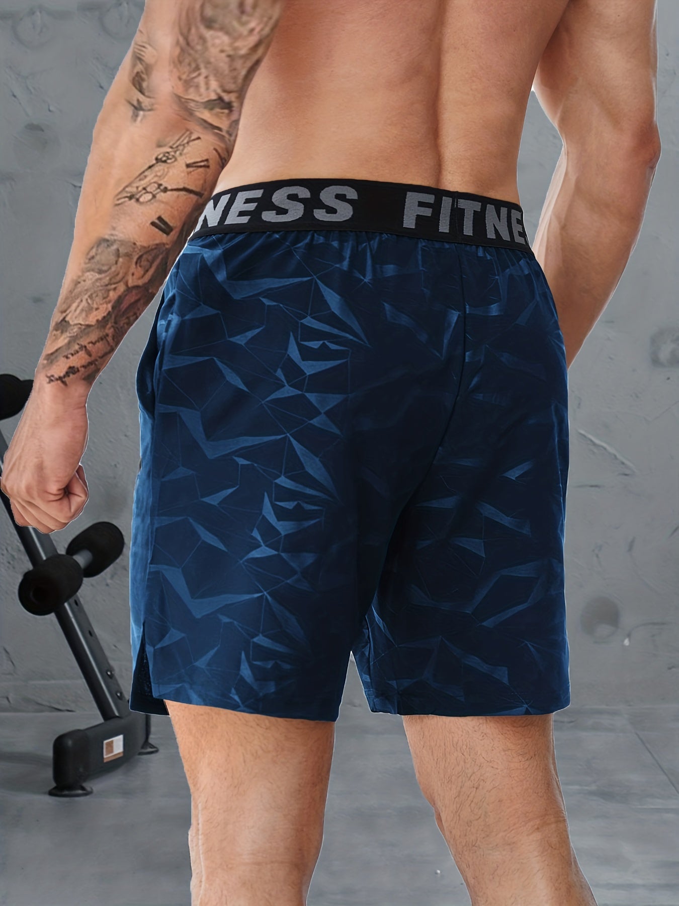 Men's Alphabet Print Sports Shorts Sweatpants