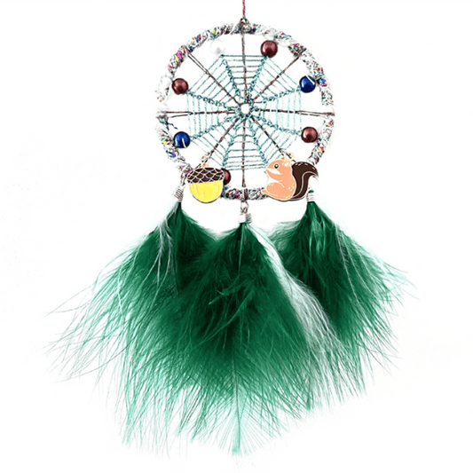 Christmas Gift Car Pendant House Dream Catcher Car Rearview Mirror Pendant