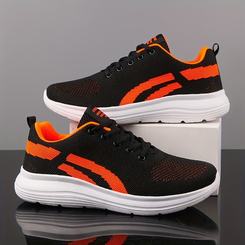 Durable Plus Size Men's Running Shoes Non Slip Shock Absorbing Sneakers